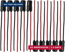 5pcs 194 Bulb Socket With Wire Pigtailt10 Socket For 158161168175194 Lig... 5pcs 194 Bulb Socket With Wire Pigtailt10 Socket For 158161168175194 Lig...