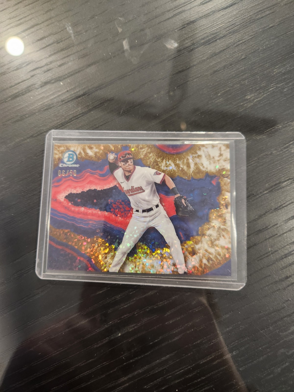 2025 Bowman - Crystallized Travis Bazzana #BWC-4 Gold Refractor /50 (RC)