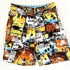 OP Ocean Pacific Vintage Surfer Paradise Board Shorts Men  s 32W