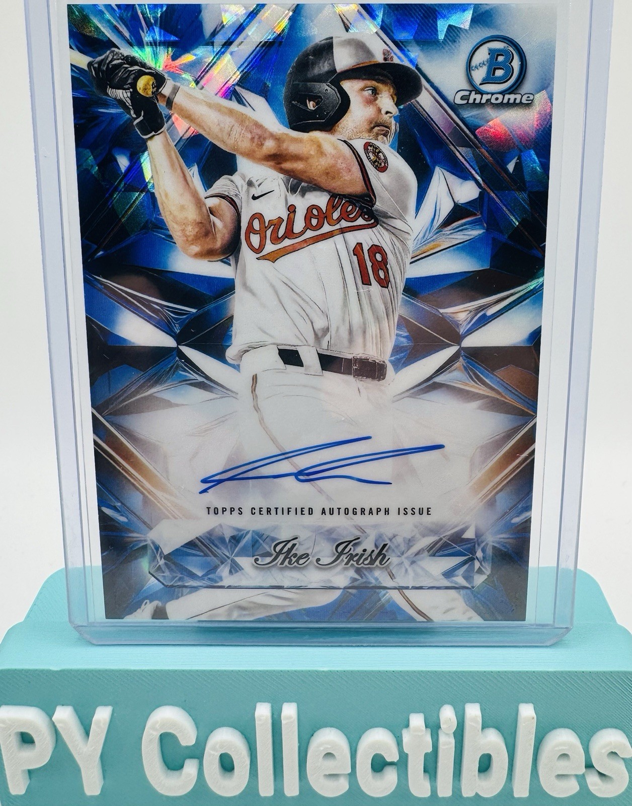 2025 Bowman Draft Sapphire Selections Ike Irish Auto RC SP Orioles Pack Fresh