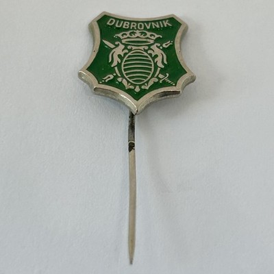 Dubrovnik Schild Emaille Reise Souvenir Stick Pin Anstecker Ando Zagreb Vintage