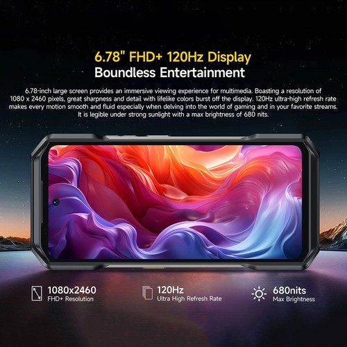 Ulefone Armor 27T Pro 5G Thermal Imaging Rugged Phone 24GB+256GB 10600mAh 120Hz - Picture 10 of 28