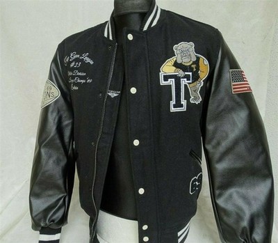 US Baseball Jacke Top Gun League Champs Football USA Original Bulldog Army USMC