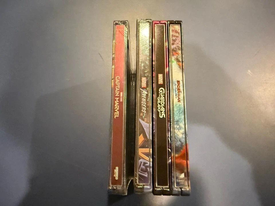 Marvel Steelbook Lot 4 Spider-Man Far From Home Guardians Of The Galaxy Avengers - Image 3 of 4