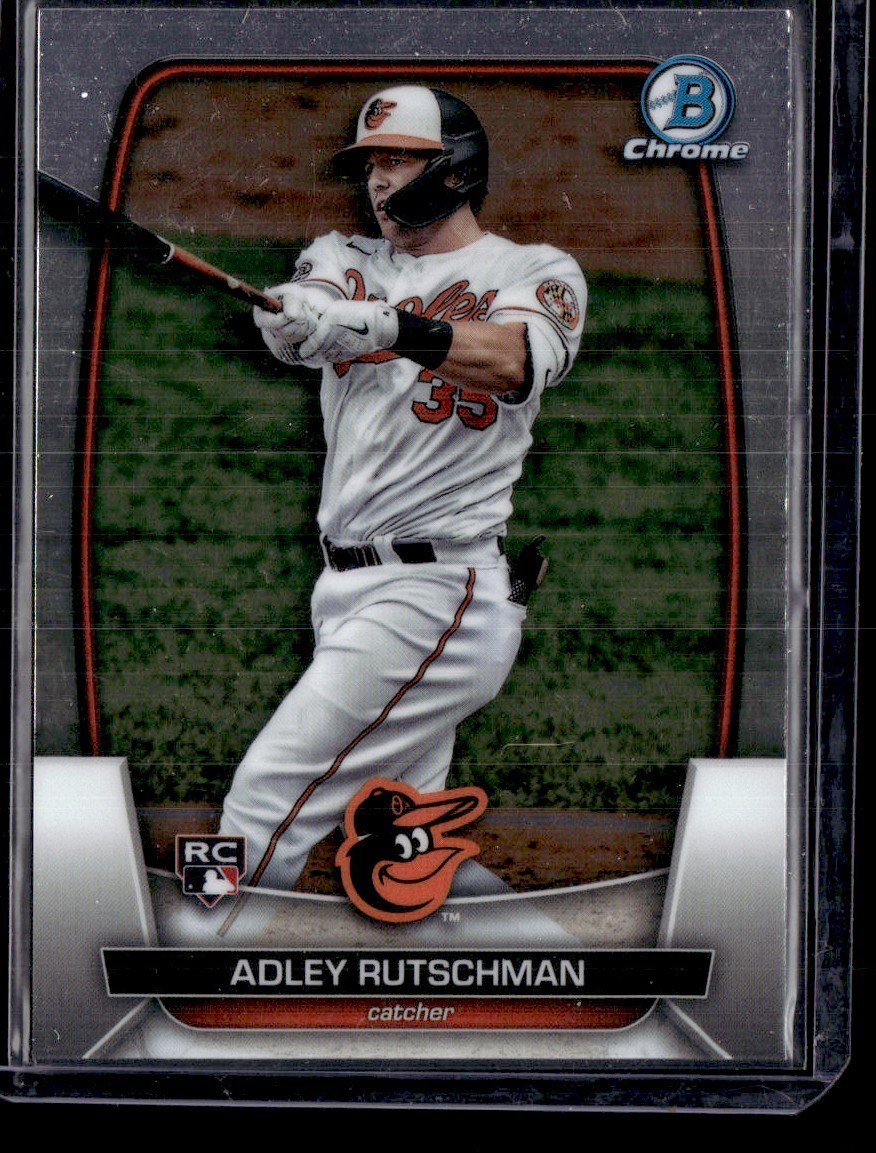 ADLEY RUTSCHMAN 2023 BOWMAN CHROME RC BALTIMORE ORIOLES #17