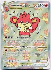 Simisear VSTAR GG37/GG70 Holo Crown Zenith Galarian Gallery Pokemon NM on eBay