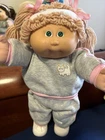 Cabbagepatch 1985 KT Factory Wheat Hair Green Eyes Hm1 Smoke Free Good Vintage