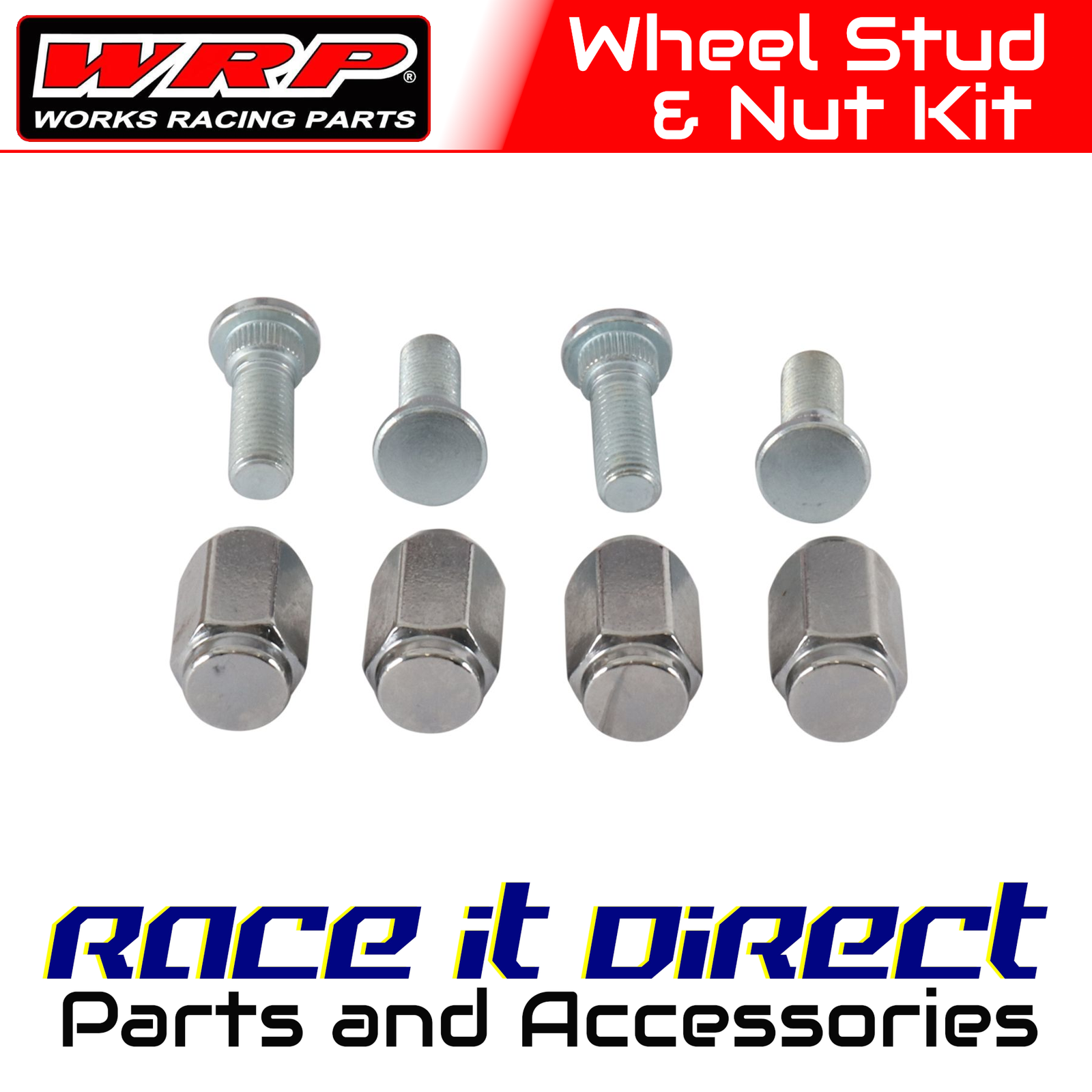 Wheel Studs & Nuts for Yamaha Kodiak 450 EPS 4WD Armor Grey 2018 Rear WRP