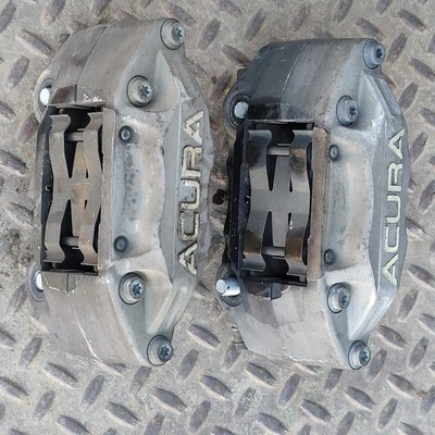 2005-2012 Acura RL Advics Front DRIVER PASSENGER 4 Piston Brake Calipers W/BOLTS