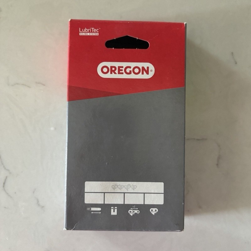 Oregon 91 Chainsaw Chain Model 91 MPN 91/52 for Chainsaw Red/Gray