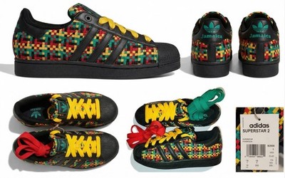 adidas gazelle silver green womens Men´s Adidas Superstar II x Bob Marley