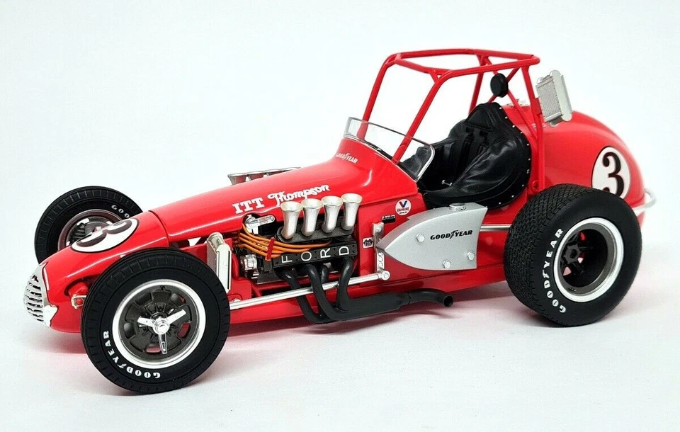 GMP 1/18 Ford A J Foyt #3 1972 Dirt Champ Track Racer Diecast Model Car Foto 4 de 4