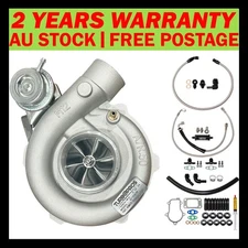 Billet Turbo Charger+Oil Feed,Return+Water Line Kit For Ford Falcon BA XR6 4.0L