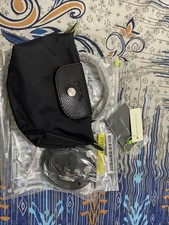 Black Cross Body Bag With Strap Included And Adjustable 