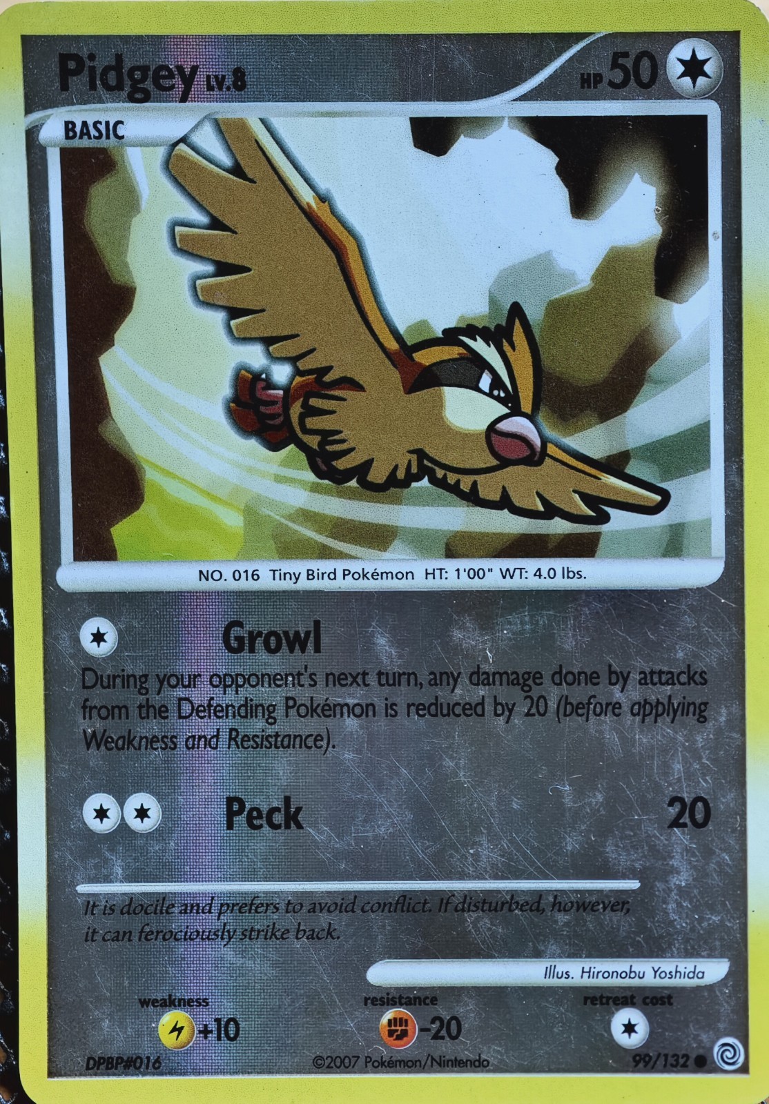 Pidgey 99/132 Secret Wonders Reverse Holo