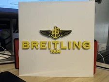 Breitling Sign | Frameless | For Man Cave, Bar, Garage, Bedroom, Office  6” X 6”