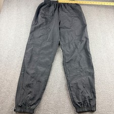 Pantalones deportivos Reebok VINTAGE negros de nailon para mujer cortavientos medianos
