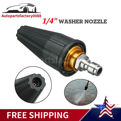 #ad 4.0GPM High Pressure Washer Rotating Turbo Nozzle Spray Tip 4000PSI 1 4quot; Quick $5.69