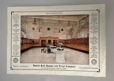 Advertisement For the Boston Safe Deposit And Trust Company