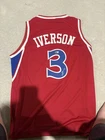 Allen Iverson Philadelphia 76ers #3 Signed NBA Basketball Jersey
