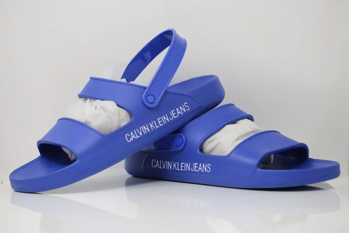 Calvin klein blue sandals discount