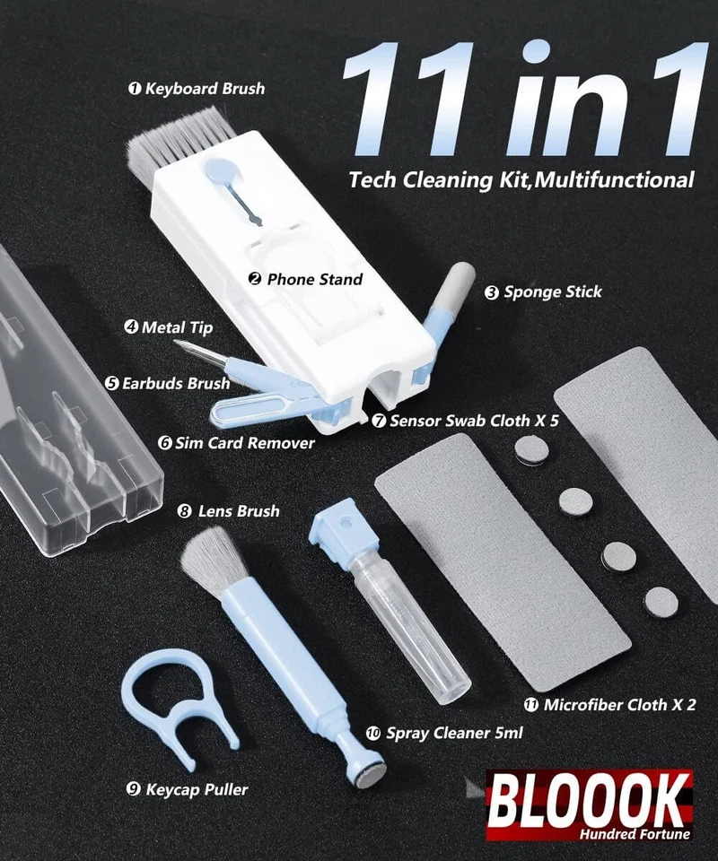 Multifunctional Cleaner  For Gadget  Keyboards Earbuds Gaming Keyboards 11 in 1 - Image 4 of 4