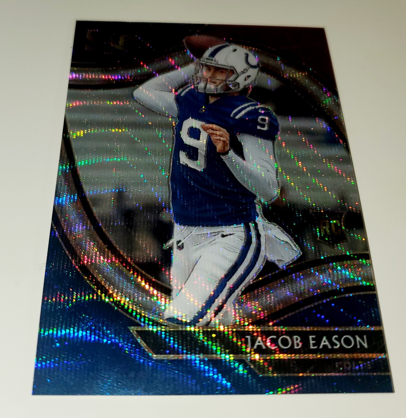 2020 Panini Select Field Level Tri Color Prizm #348 Jacob Eason 58/75 Rookie RC
