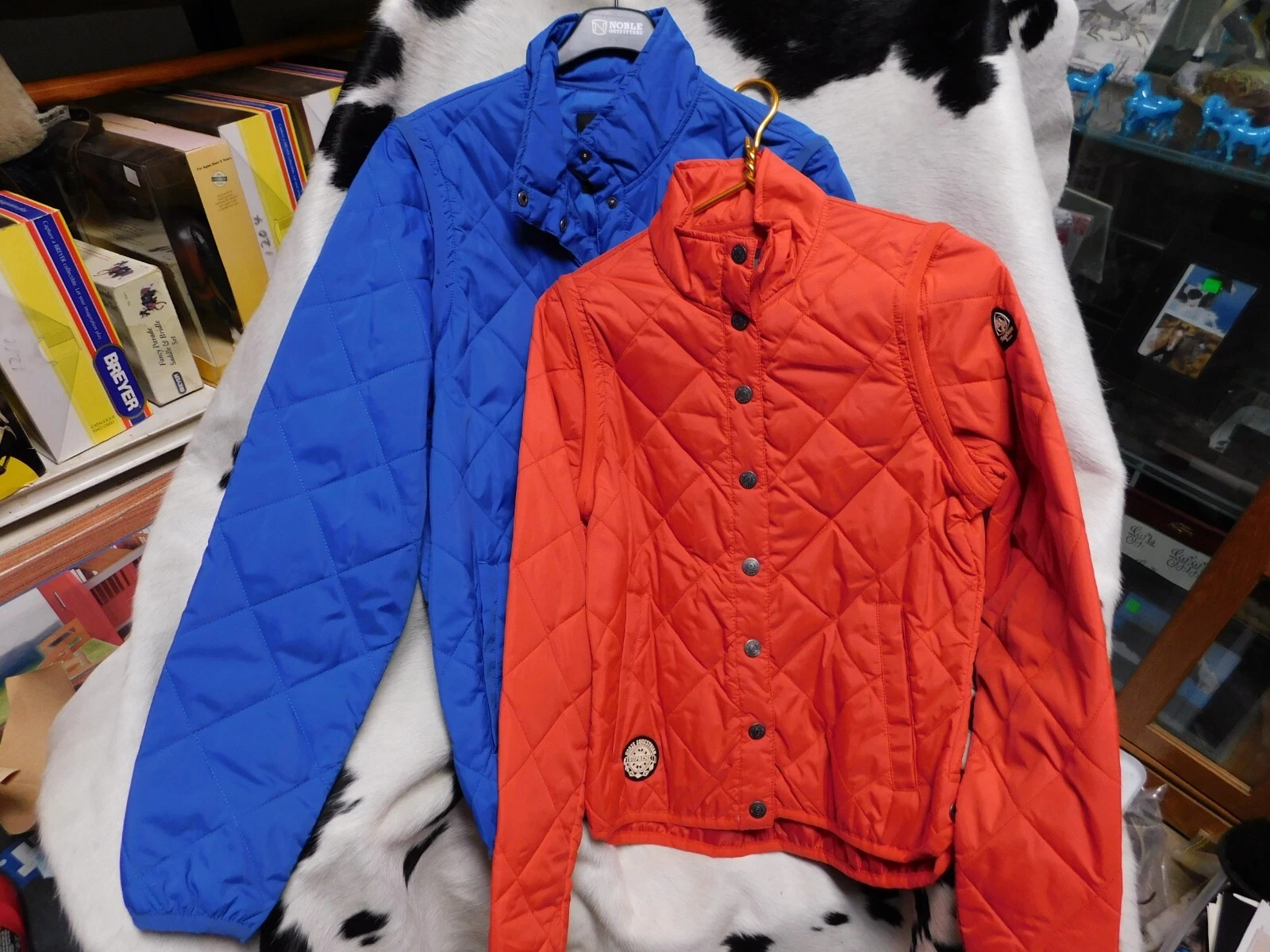 Veste rembourrée Horze Supreme 2 en 1 rouge ou bleu