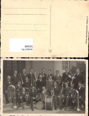 593098,Foto-AK Trachtenmusikkapelle Ulm an der Donau Atelier A. Pfeiffer 