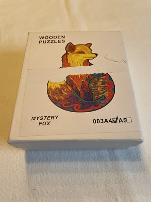Wooden Puzzles Mystery Fox A4 - Holzpuzzle Fuchs - Neu (S014)