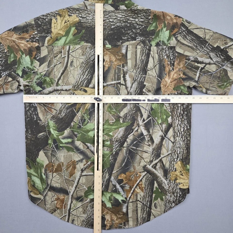 Vintage Walls Shirt Realtree Hardwoods Large Short Sleeve Button Up - Image 4 of 4