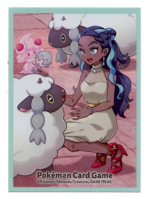 ''POKEMON TRAINERS Off Shot!'' Nessa & Wooloo Individual Japanese Card Sleeve