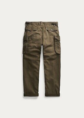Ralph Lauren RRL Olive Surplus Wool Blend Twill Cargo Pants Ralph Lauren RRL Olive Surplus Wool Blend Twill Cargo Pants
