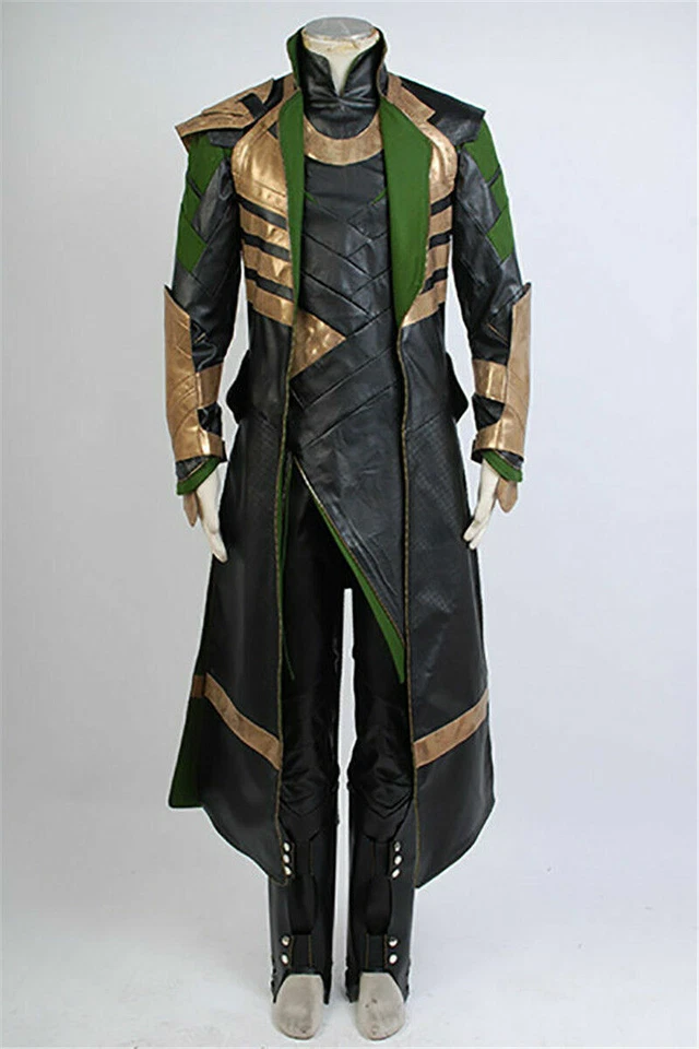 New The Avengers Thor Loki Cosplay Costume Adult Size Cos Suits Outfit Halloween - Image 4 of 4