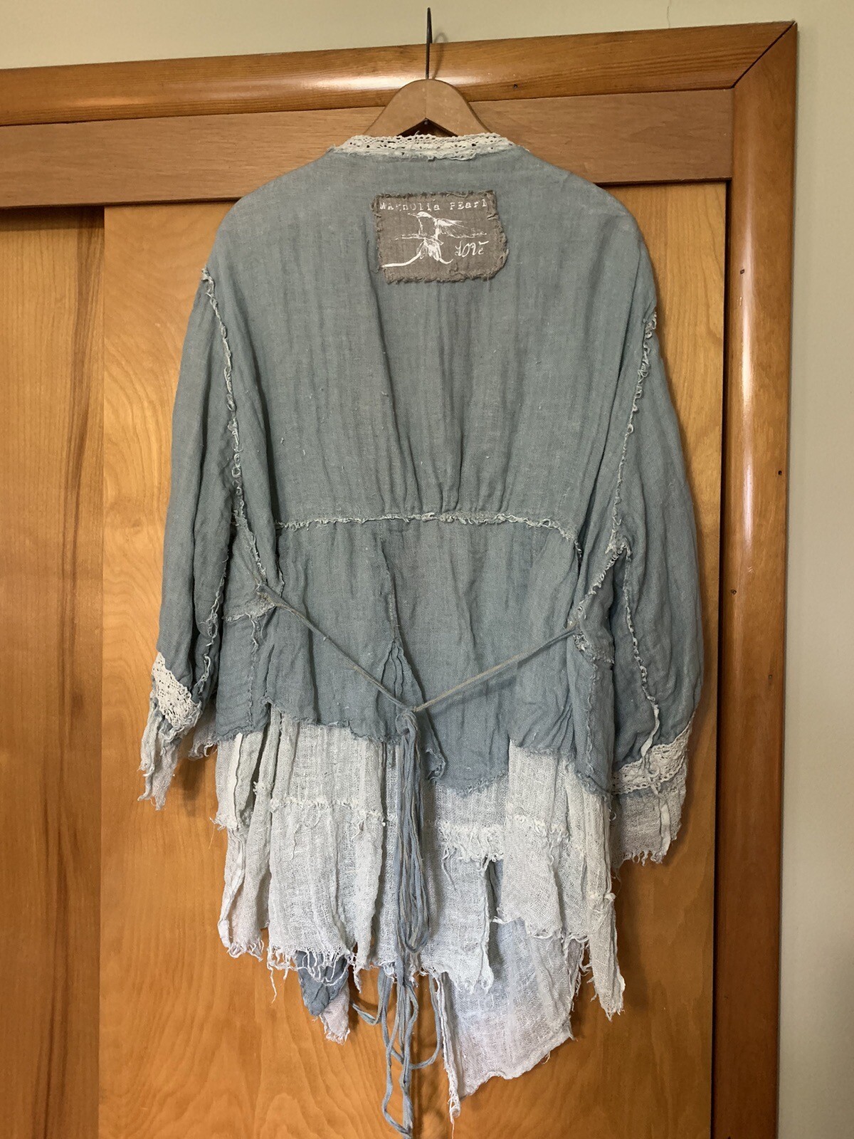 Magnolia Pearl Cotton Gauze Wrap Top eBay