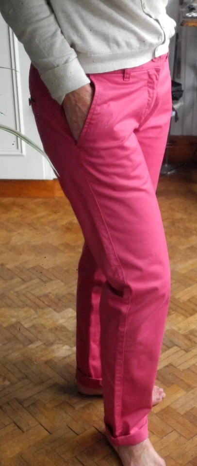 Pantalon GUCCI  t 40 rose foncé - Photo 3/4