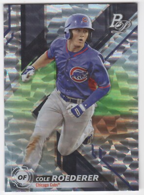 COLE ROEDERER 2019 Bowman Platinum Top Prospects ICE REFRACTOR #TOP-98