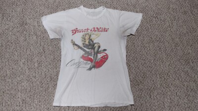 Vintage 80's Great White Band Tour Shirt Dokken Ratt Wasp Poison