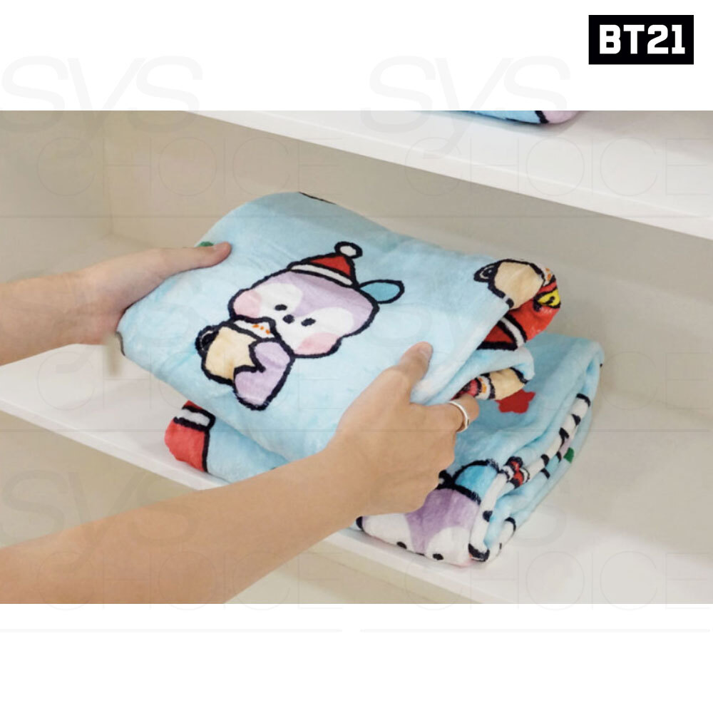 BTS BT21 Official Authentic Goods minini Blanket 100 x 75cm