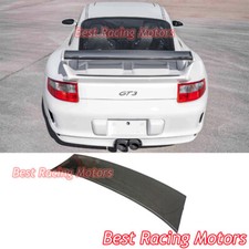 For 2007-2008 Porsche 997.1 911 Gt3 Oe Style Mid Blade Trunk Spoiler Carbon