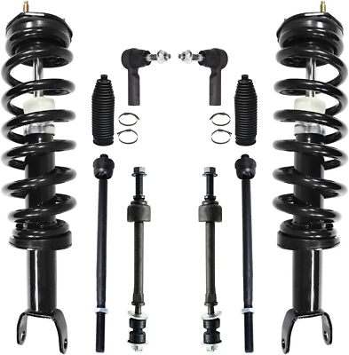 4WD Front Struts & Spring Tie Rod Ends Sway Bars Boots for 2013 - 2018 Ram 1500