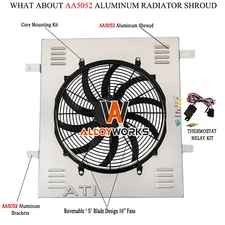 Electric Shroud Fan Kits For 1998-2011 Ford Explorer Ranger Mercury Mountaineer