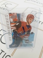 Laurent Dauphin Signed Ice Rookie /1999 Signature Auto Autograph Arizona Coyotes