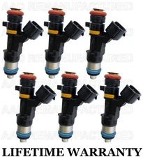 Genuine Bosch Set of 6 Fuel Injectors for Nissan Infiniti FX35 M35 G35 350Z 3.5L