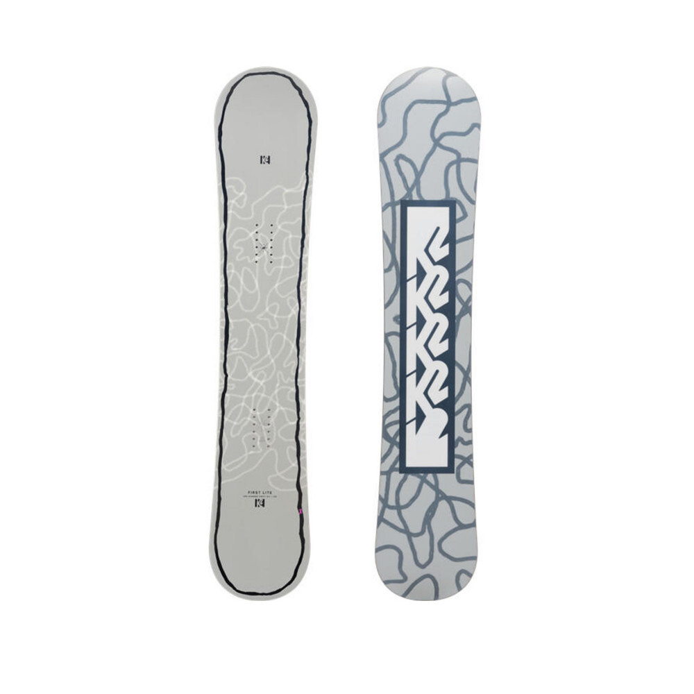 Snowboard First Lite fixations Rossignol Diva S/M pour éviter les fautes de carre