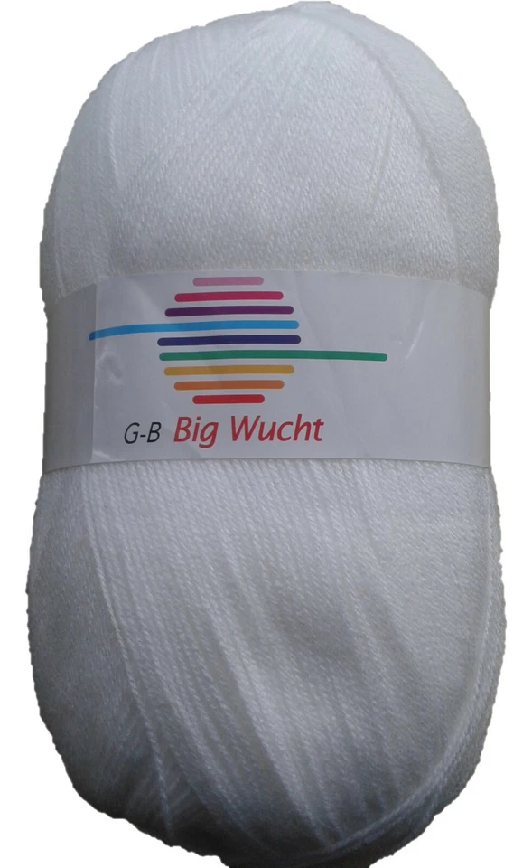 Strickgarn 400g Großknäuel G-B Big Wucht Wolle Garn Stricken Häkeln Basteln