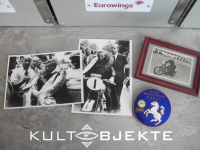 AvD Westfalen Pokal   1965 Ruhrland A.Y.C.R. Essen  + 3 Fotos vom Gewinner