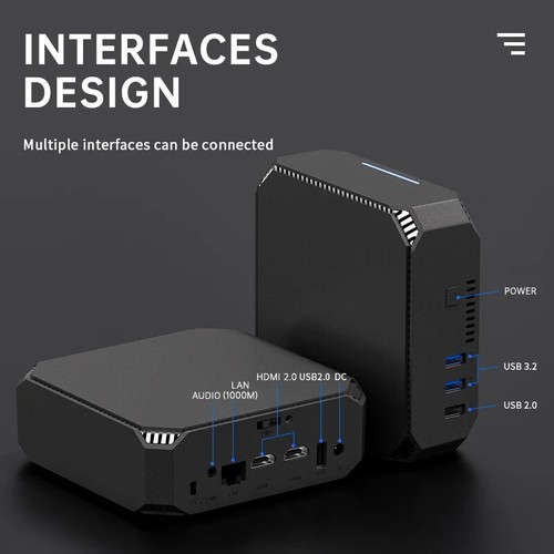 MiniPC Intel N150 N100 Dual Band WiFi5 BT4.2 16GB 512GB Desktop Gaming Computer - Picture 15 of 15