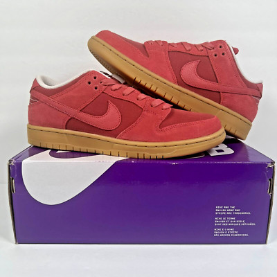 Nike SB Dunk Low Pro PRM Adobe Red Gum (DV5429-600) - Men's Sizes 8-14