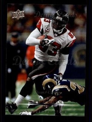 2008 Upper Deck #8 Alge Crumpler Falcons North Carolina 8 - NM/MT